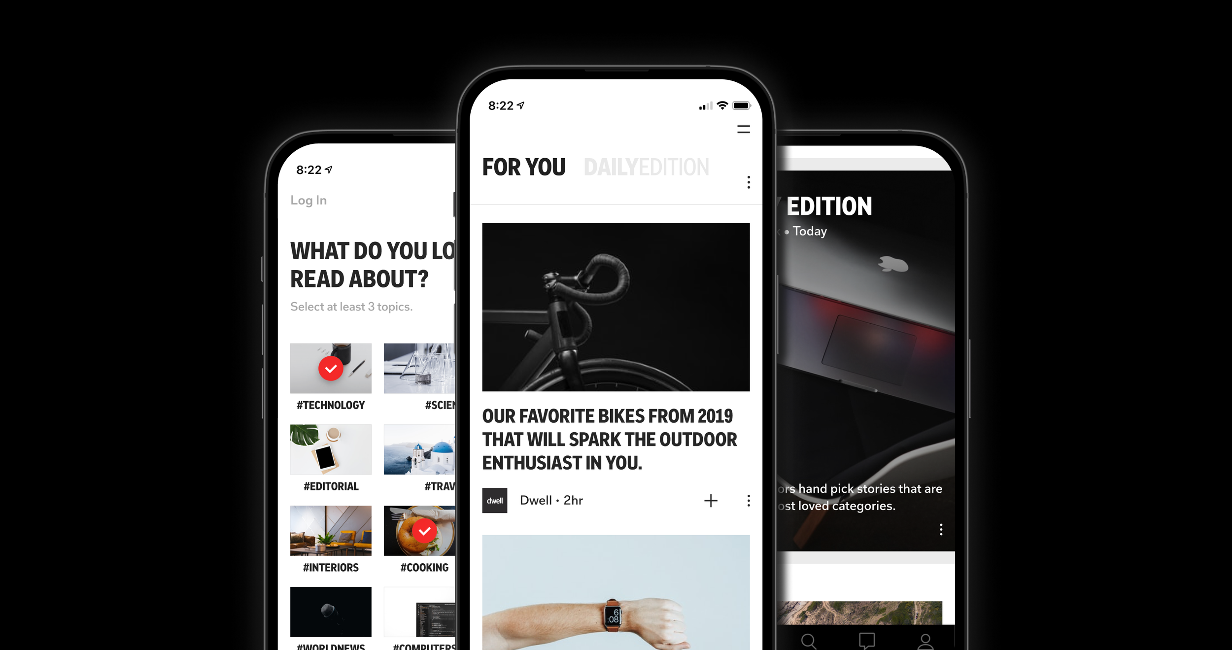 Flipboard screen 1